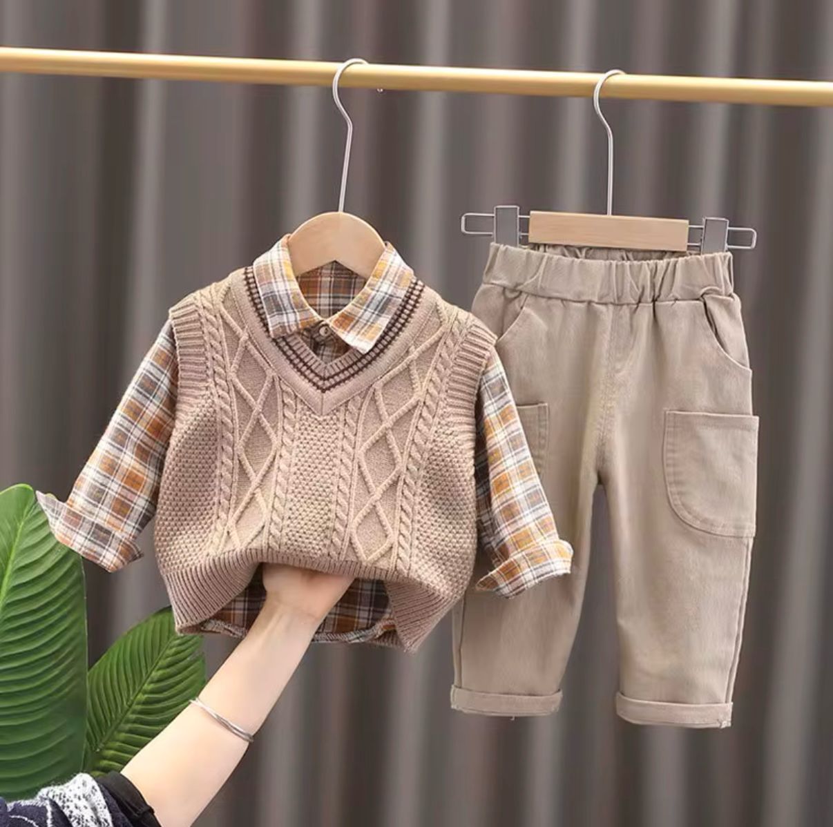 Set-3 Boys knitted sweater set