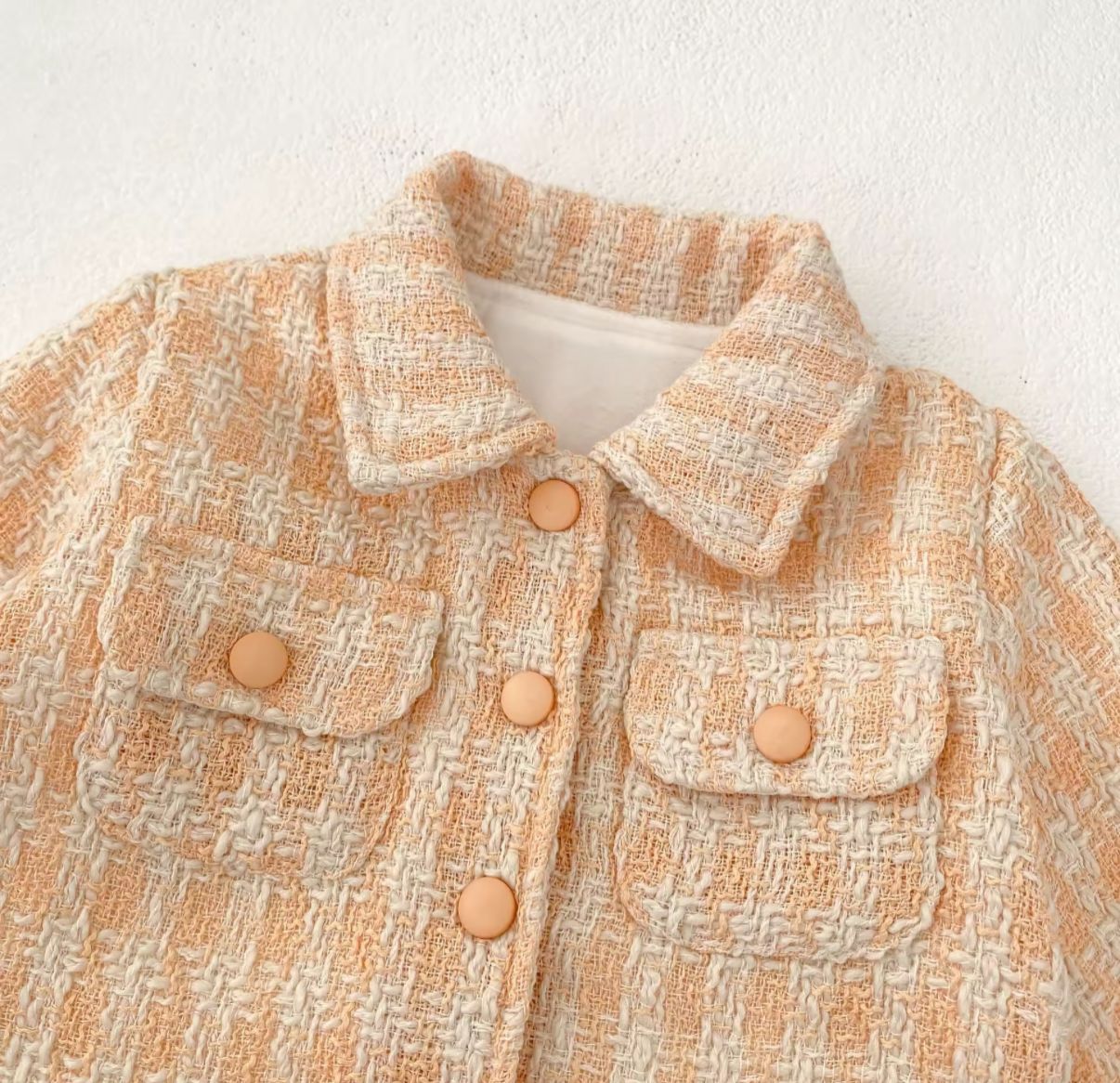 Classic Plaid Tweed Jacket